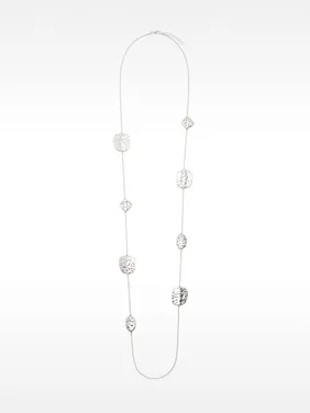 Long Silver Necklace 155746 — image 5
