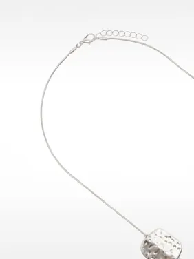 Long Silver Necklace 155746 — image 6
