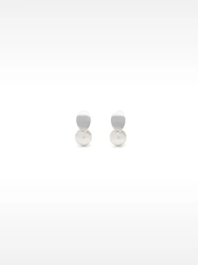 Silver-Toned Earrings With Stone 158685 — image 16