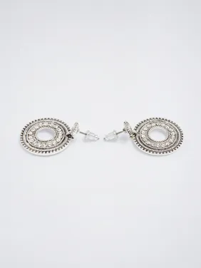 Medium Rhinestone Earrings 160058 — image 8