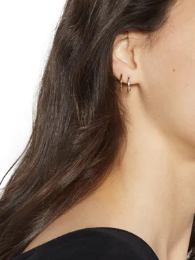 Set Of Basic Small Hoop Earrings 160159 — image 7