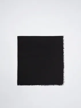 Plain Pashmina With Frayed Detailing 160330 — image 11