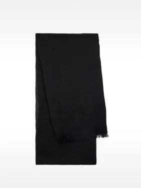 Plain Pashmina With Frayed Detailing 160330 — image 14