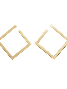 Medium Diamond-Shaped Earrings 160817 — image 3
