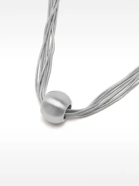 Short Silver Necklace 161000 — image 5