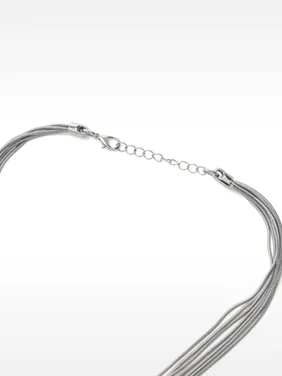 Short Silver Necklace 161000 — image 7
