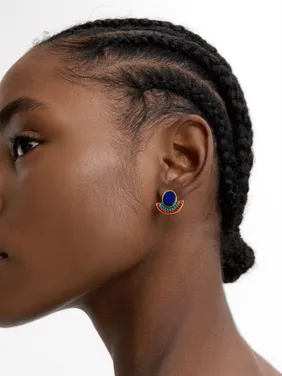 Fan Earrings With Shells 165823 — image 8