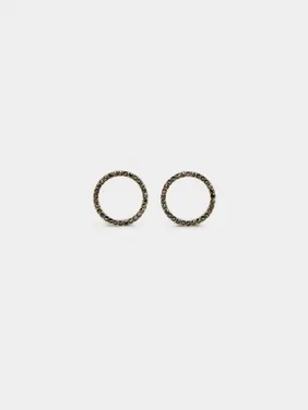 Hoop Earrings With Zirconia 188965 — image 8