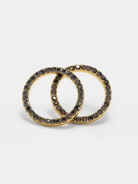 Hoop Earrings With Zirconia 188965 — image 7