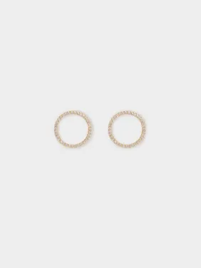 Hoop Earrings With Zirconia 188965 — image 6