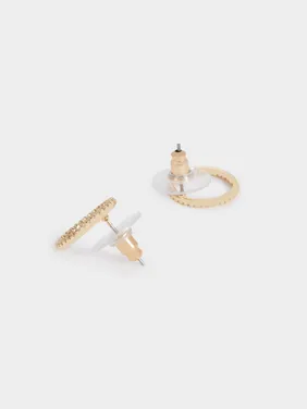 Hoop Earrings With Zirconia 188965 — image 4