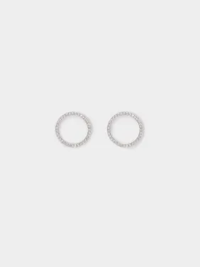 Hoop Earrings With Zirconia 188965 — image 3