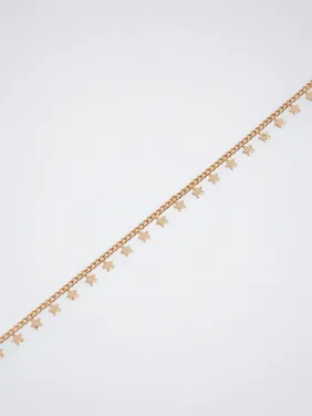 Golden Necklace With Stars 190280 — image 5
