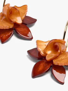 Open Hoop Earrings With Maxi Flower 195269 — image 19