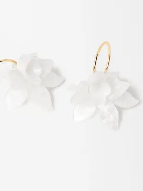 Open Hoop Earrings With Maxi Flower 195269 — image 14