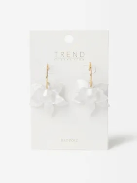 Open Hoop Earrings With Maxi Flower 195269 — image 16