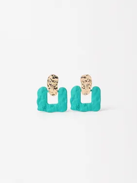Earrings With Matte Effect 210295 — image 4