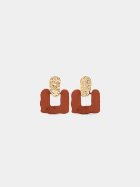 Earrings With Matte Effect 210295 — image 9
