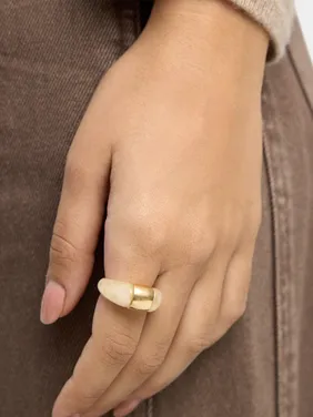 Resin Ring With Metal Detail 224307 — image 10