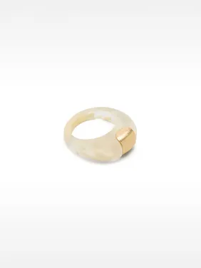 Resin Ring With Metal Detail 224307 — image 9