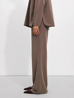 Loose-Fitting Trousers With Elastic Waistband 224864 — image 8