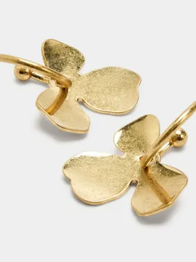 Hoop Earrings With Flower 228753 — image 11