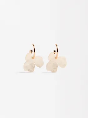 Hoop Earrings With Flower 228753 — image 5