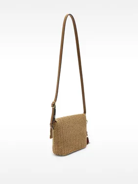 Crossbody Bag With Straw Effect 229818 — image 8