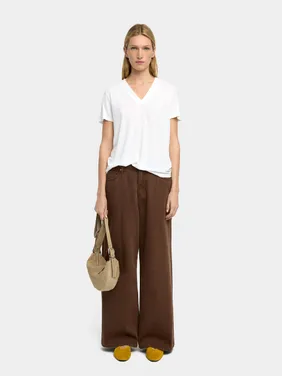 V-Neck Basic T-Shirt 231901 — image 7