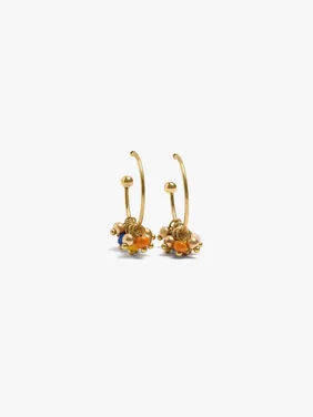 Hoop Earrings With Beads 232218 — image 7