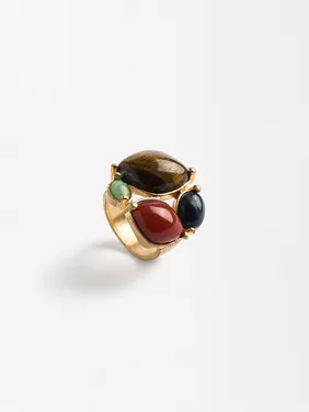 Ring With Multicolor Stones 232504 — image 3