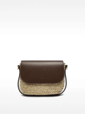 Crossbody Bag Made Of Straw With Flap 234721 — image 3