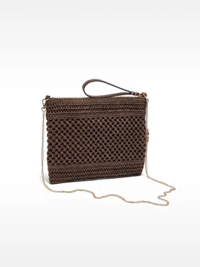 Straw-Effect Envelope Handbag 234760 — image 4