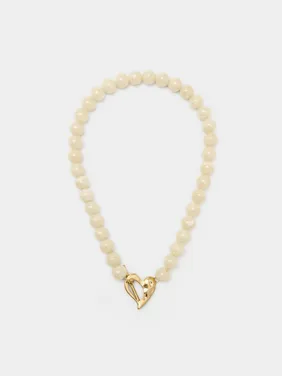 Short Necklace With Beads Stone Effect 238720 — image 6