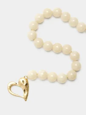 Short Necklace With Beads Stone Effect 238720 — image 7