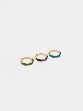 Set Of Resin Rings 239876 — image 5