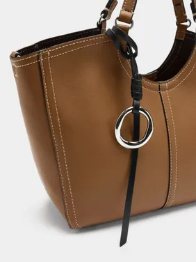 Plain Tote Bag With Zipper Closure 243907 — image 3