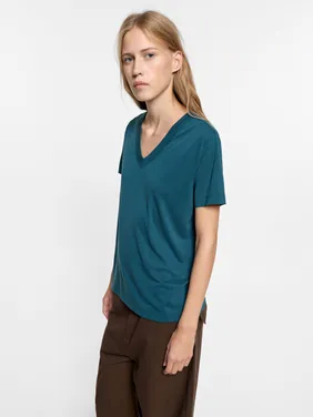 T-Shirt With V-Neck 248453 — image 6
