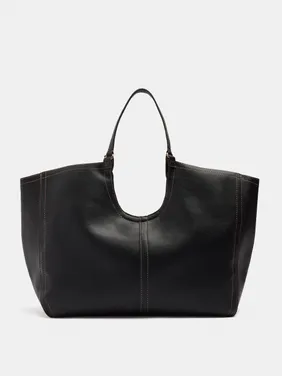 Shopper Bag With Topstitching L 249617 — image 4