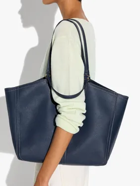 Shopper Bag With Topstitching L 249617 — image 3