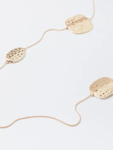 Long Silver Necklace 155746 — image 4