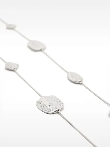Long Silver Necklace 155746 — image 8