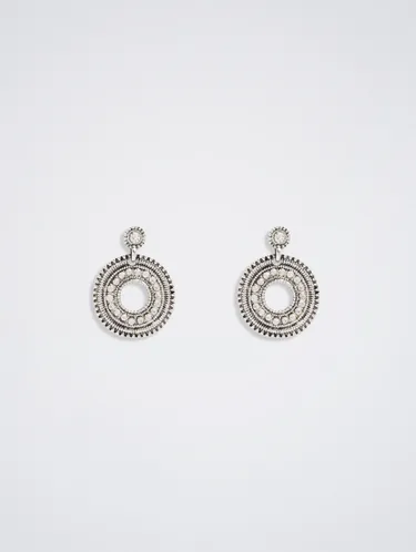 Medium Rhinestone Earrings 160058 — image 3