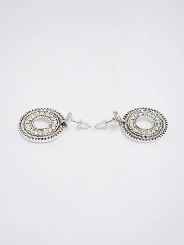 Medium Rhinestone Earrings 160058 — image 8