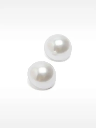 Faux Pearl Short Earrings With Clip Buckle 160068 — image 3