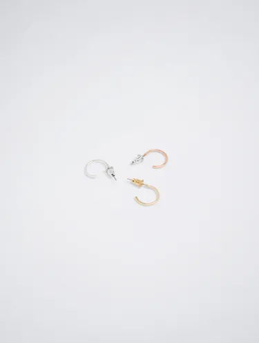 Set Of Basic Small Hoop Earrings 160159 — image 13