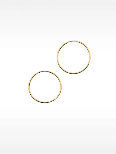 Small Gold Hoop Earrings 160176 — image 3