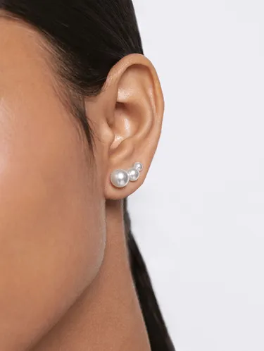 Set Of Faux Pearl Studs 160183 — image 1