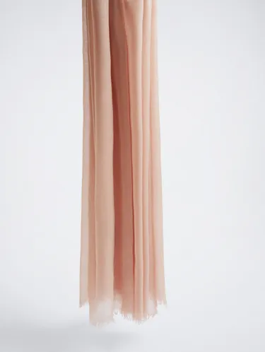 Plain Pashmina With Frayed Detailing 160330 — image 5