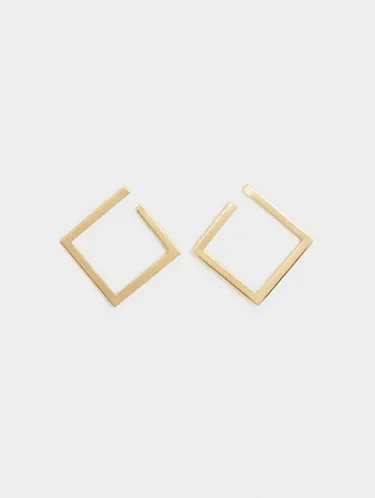 Medium Diamond-Shaped Earrings 160817 — image 1